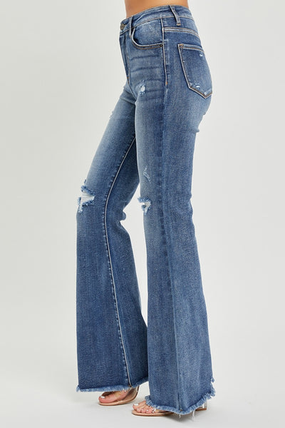 RISEN High Waist Distressed Fare Jeans Southern Soul Collectives