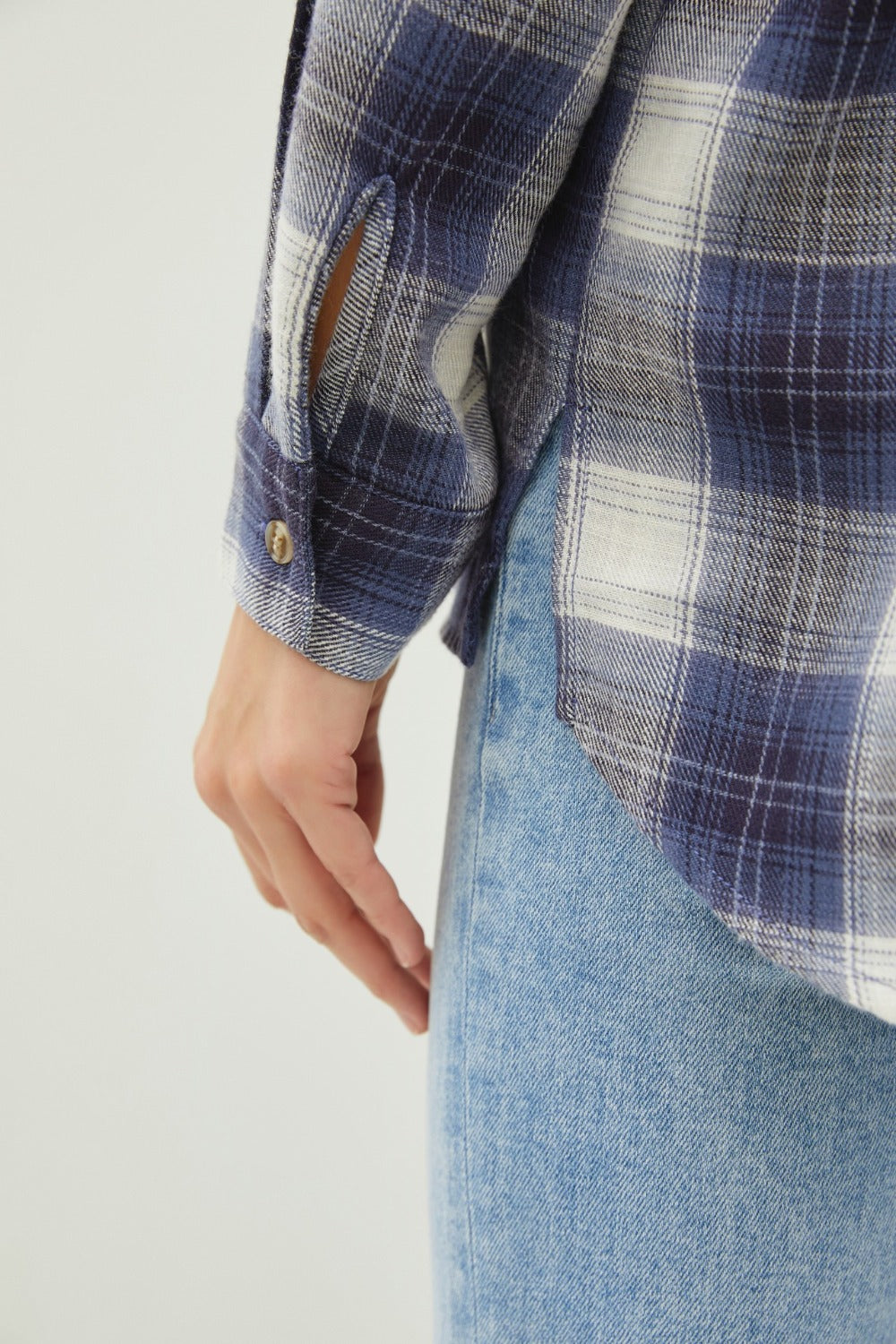 Be Cool Plaid Flannel Button Down Shirt with Chest Pocket Southern Soul Collectives