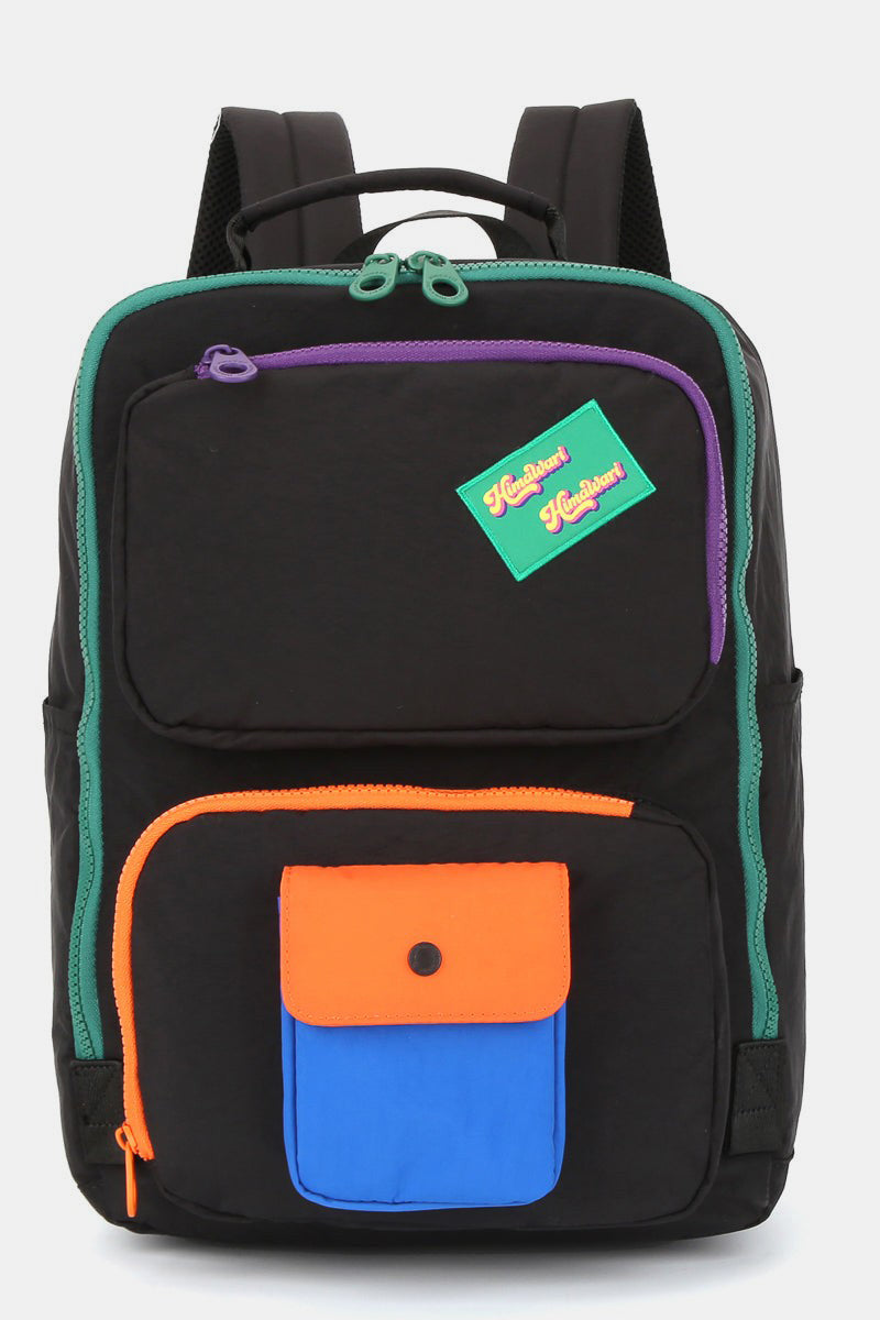 Stepping Out Contrast Nylon Backpack Bag with Handles Southern Soul Collectives