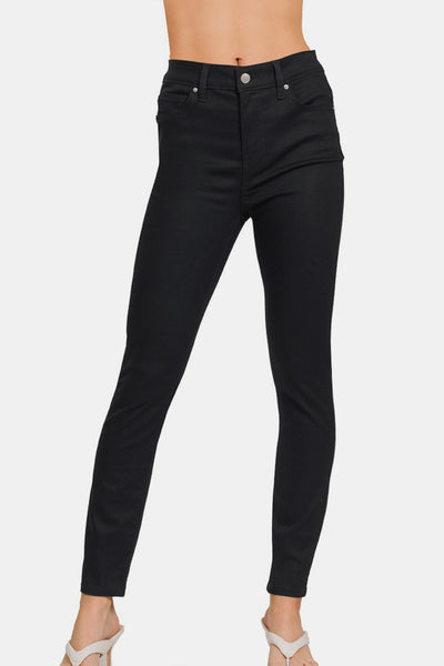 Zenana High-Rise Skinny Jeans in Black Southern Soul Collectives