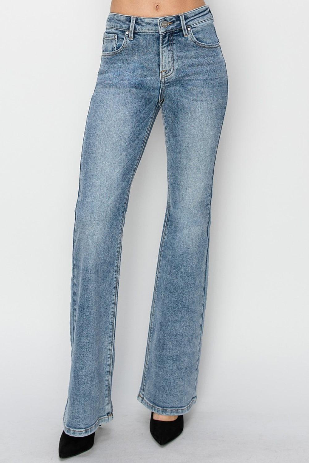 RISEN Mid Rise Bootcut Jeans Southern Soul Collectives