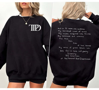 TTPD Handwritten Lyrics Grapchi T-shirt and Sweatshirt