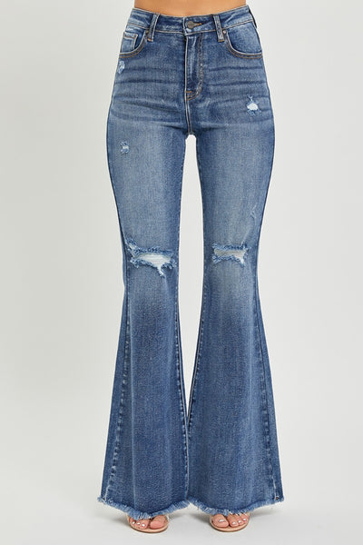 RISEN High Waist Distressed Fare Jeans Southern Soul Collectives