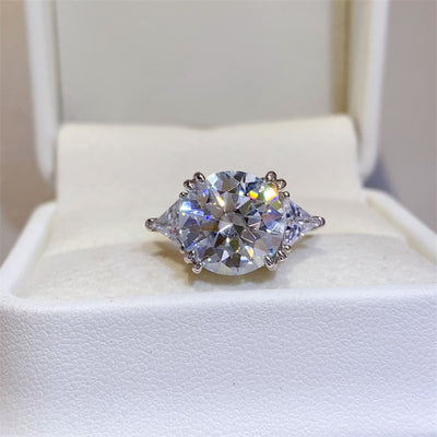 5 Carat Moissanite 925 Sterling Silver Ring Southern Soul Collectives