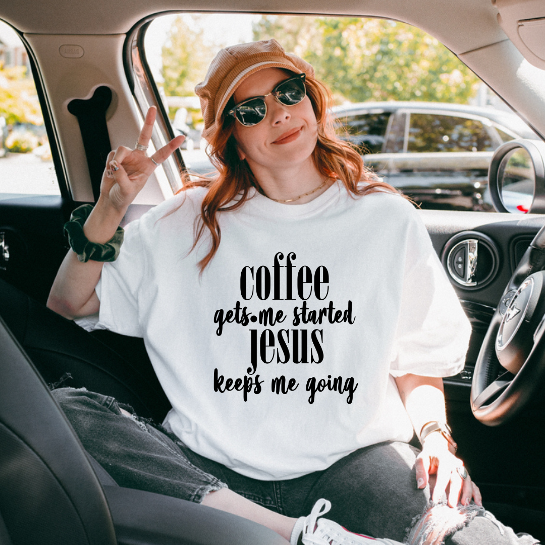 Coffee and Jesus Graphic T-shirt and Sweatshirt