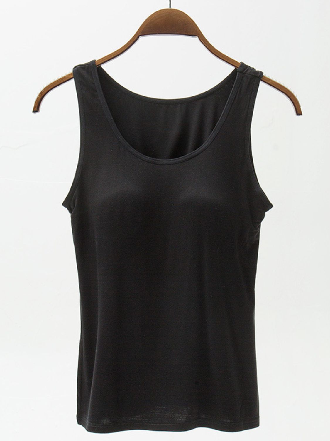 Full Size Wide Strap Modal Tank with Bra Southern Soul Collectives