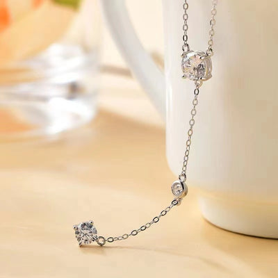 1.5 Carat Moissanite 925 Sterling Silver Necklace Southern Soul Collectives