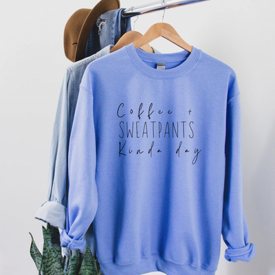 Coffee and Sweatpants Kinda day Graphic T-shirt and Sweatshirt - Southern Soul Collectives