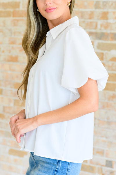 A Sixth Sense Balloon Sleeve Blouse Southern Soul Collectives