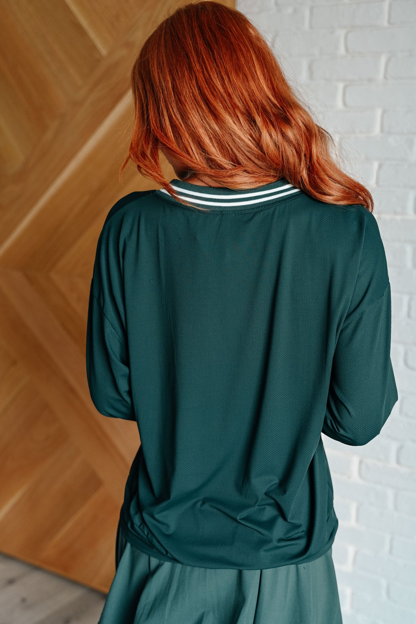 All Out Comfort V-Neck Pullover in Midnight Green Southern Soul Collectives