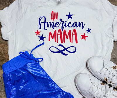 All American Mama Graphic T-shirt - Southern Soul Collectives