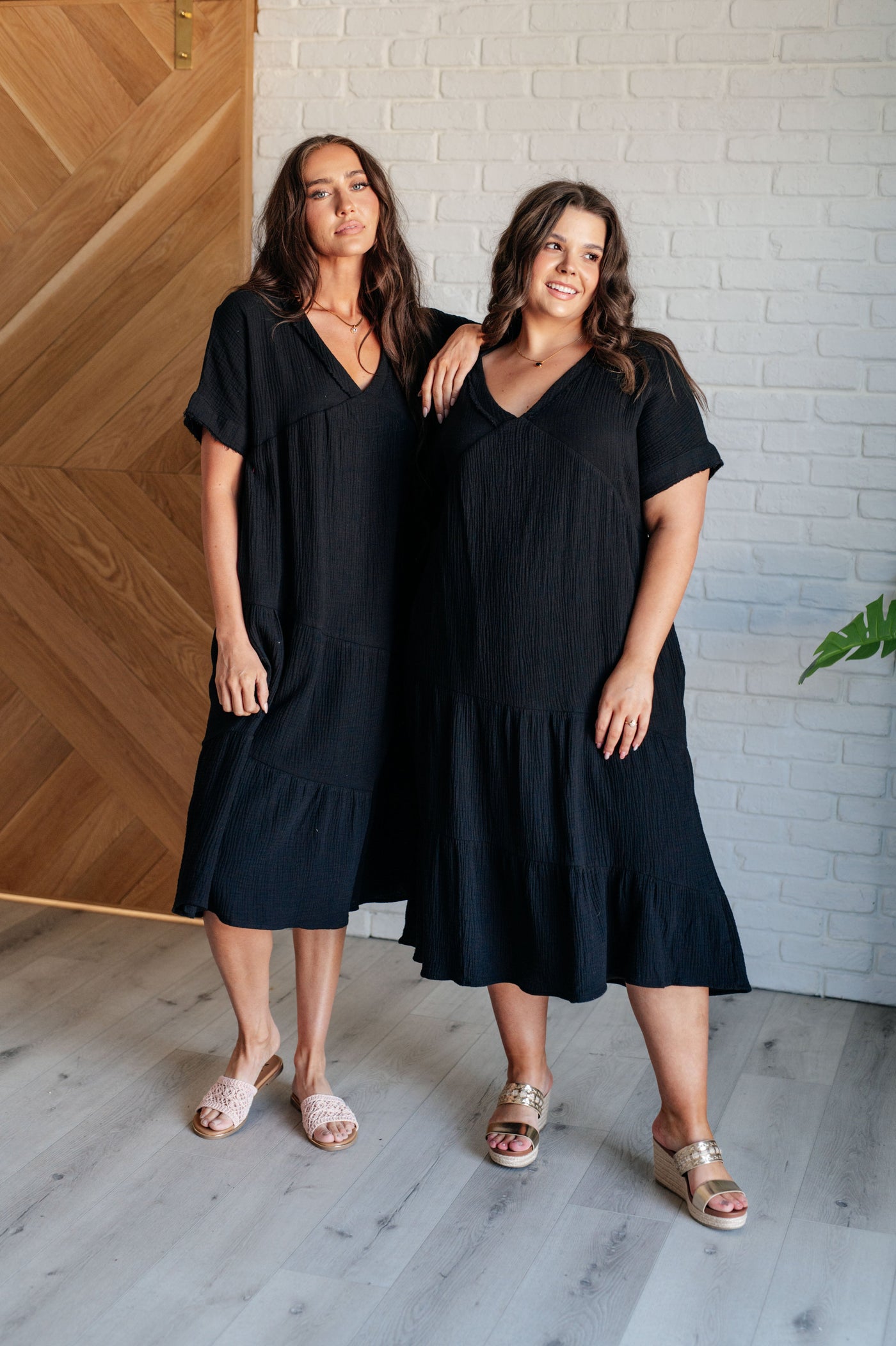 Always Learning Dolman Sleeve Dress in Black Southern Soul Collectives