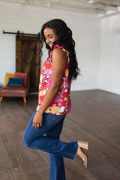 Among The Flowers Floral Top Southern Soul Collectives