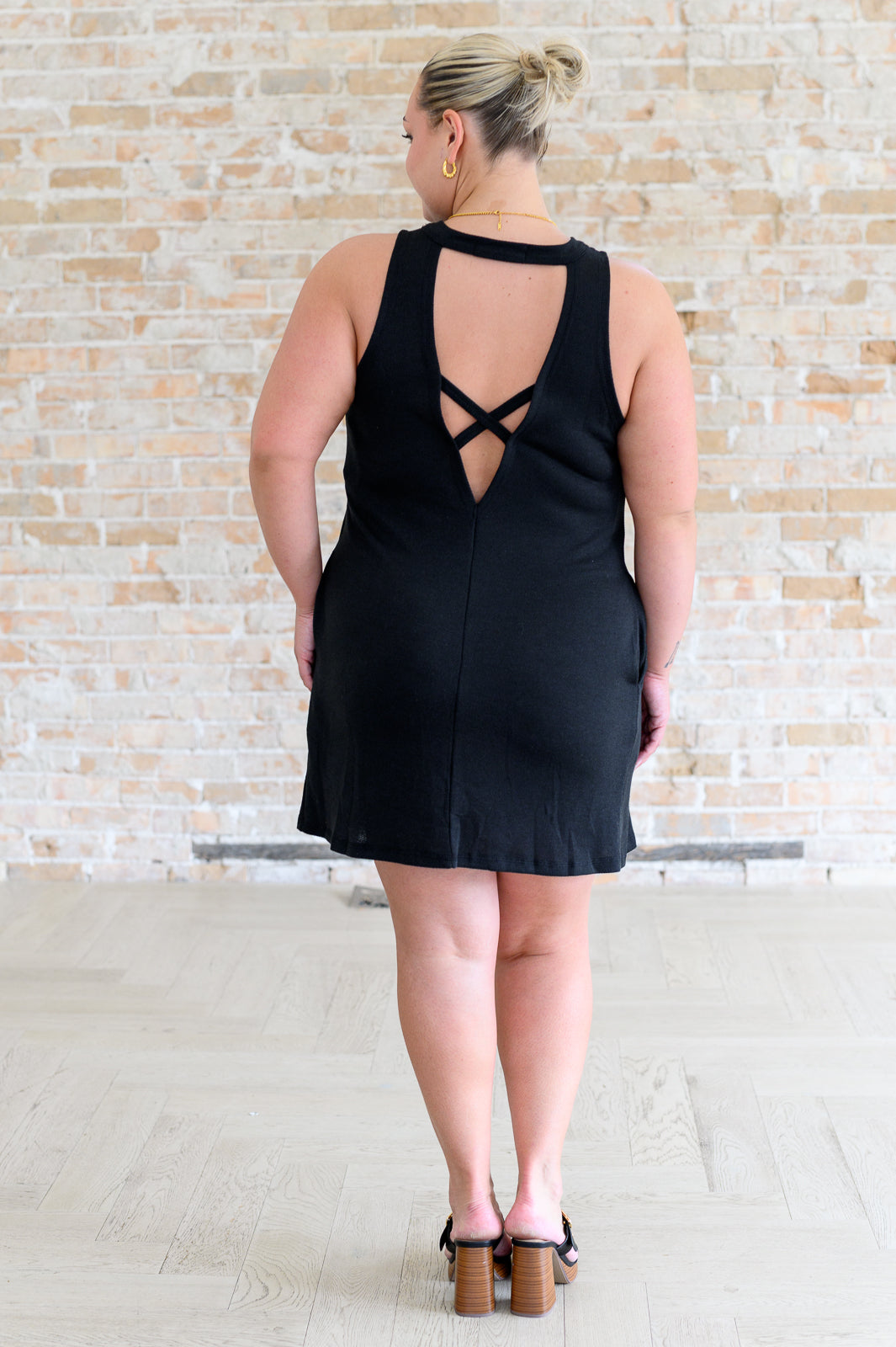 Back it Up Crisscross Cut-Out Back Dress Southern Soul Collectives