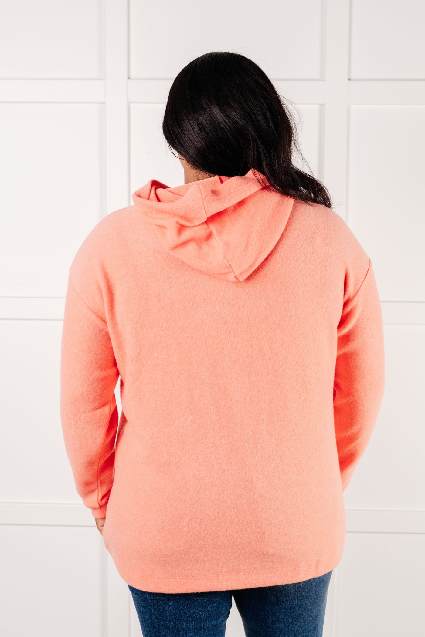 Basically My Favorite Hooded Pullover in Coral Southern Soul Collectives