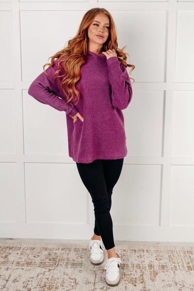 Basically My Favorite Hooded Pullover in Light Plum Southern Soul Collectives