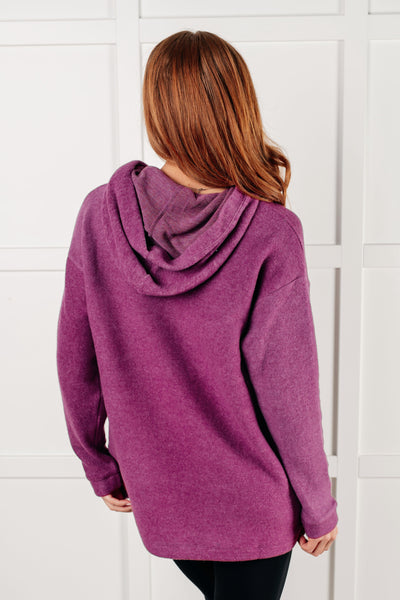 Basically My Favorite Hooded Pullover in Light Plum Southern Soul Collectives