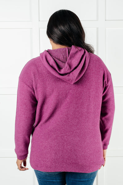 Basically My Favorite Hooded Pullover in Light Plum Southern Soul Collectives