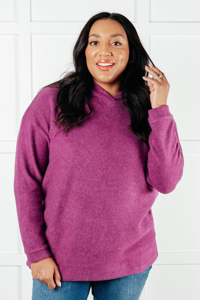 Basically My Favorite Hooded Pullover in Light Plum Southern Soul Collectives