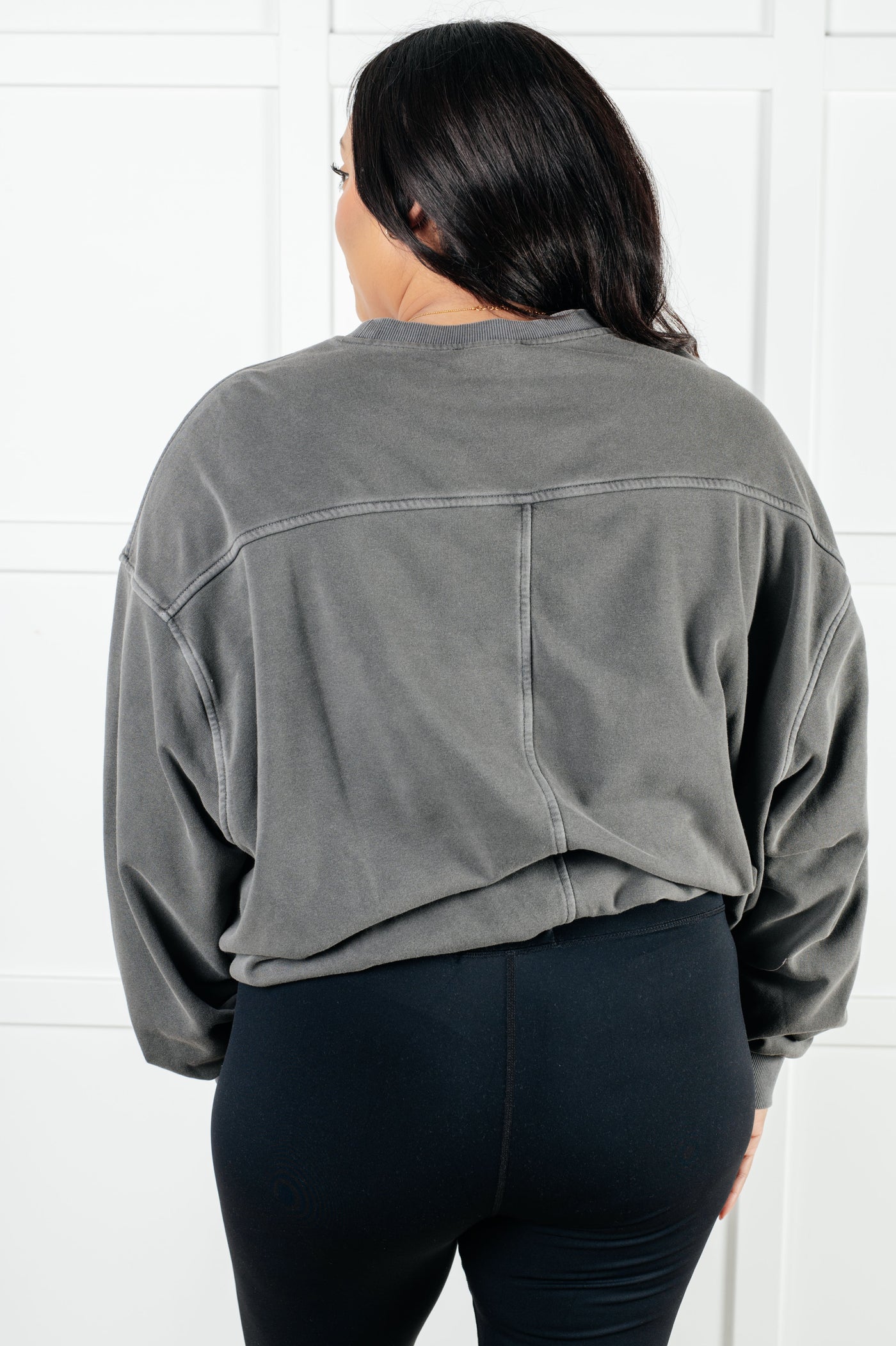 Beyond the Basics Pullover in Ash Black Southern Soul Collectives