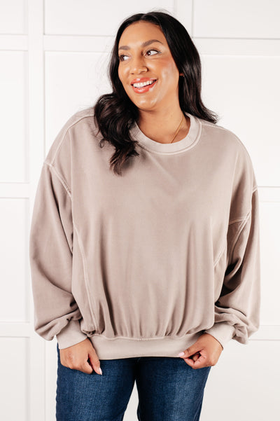 Beyond the Basics Pullover in Ash Mocha Southern Soul Collectives