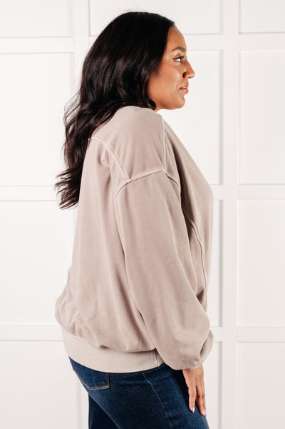 Beyond the Basics Pullover in Ash Mocha Southern Soul Collectives