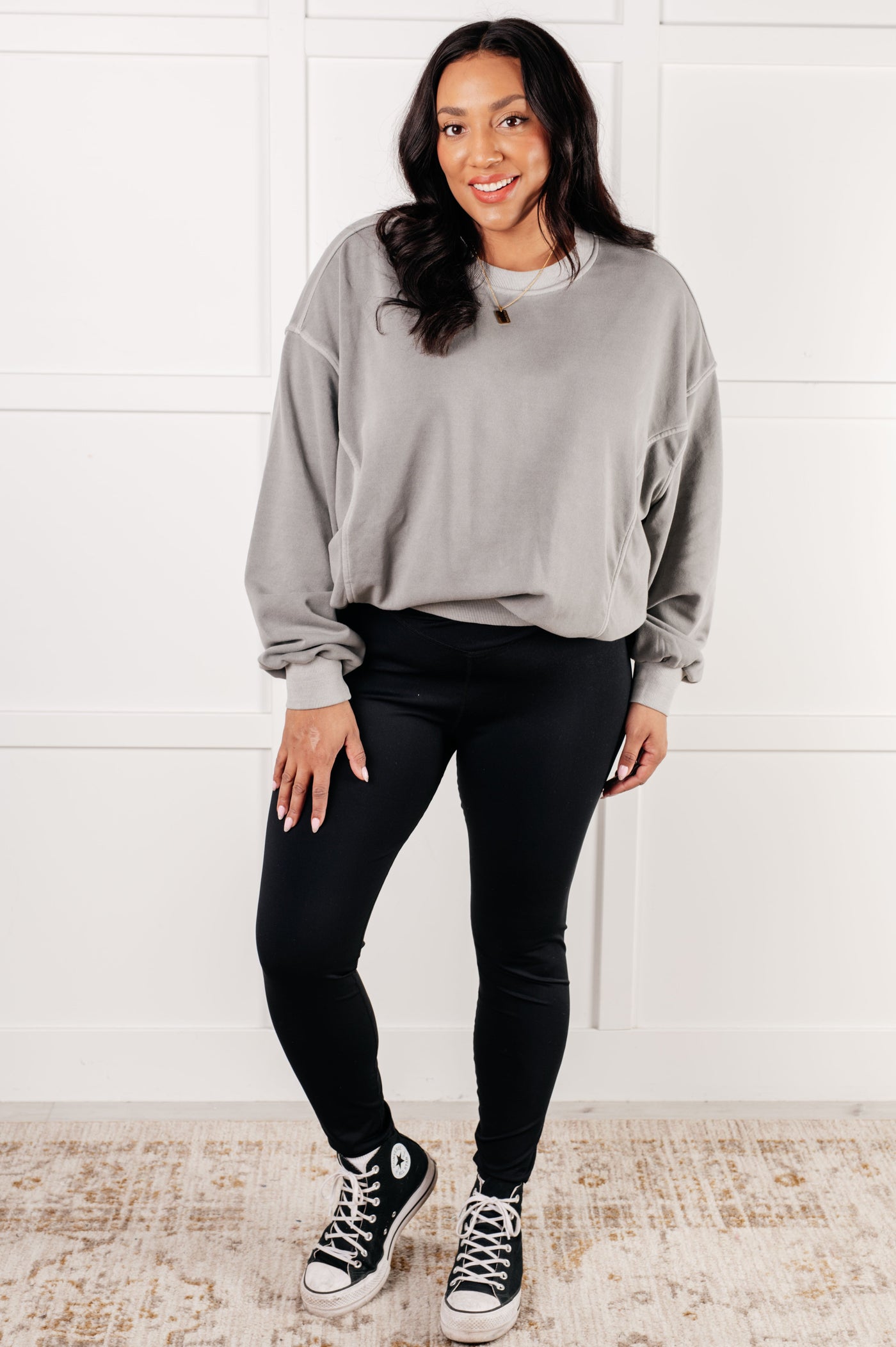 Beyond the Basics Pullover in Sleet Southern Soul Collectives