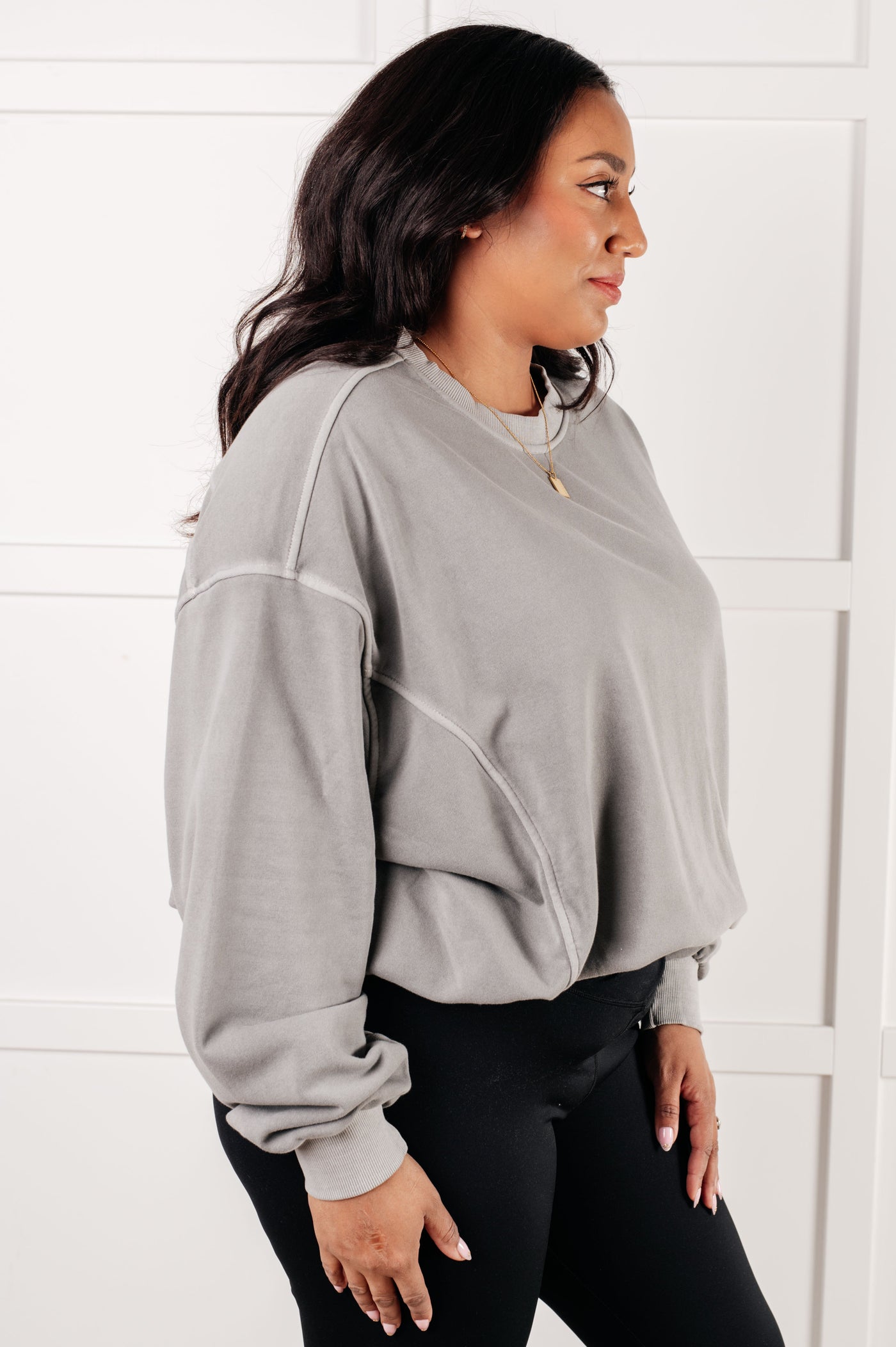 Beyond the Basics Pullover in Sleet Southern Soul Collectives