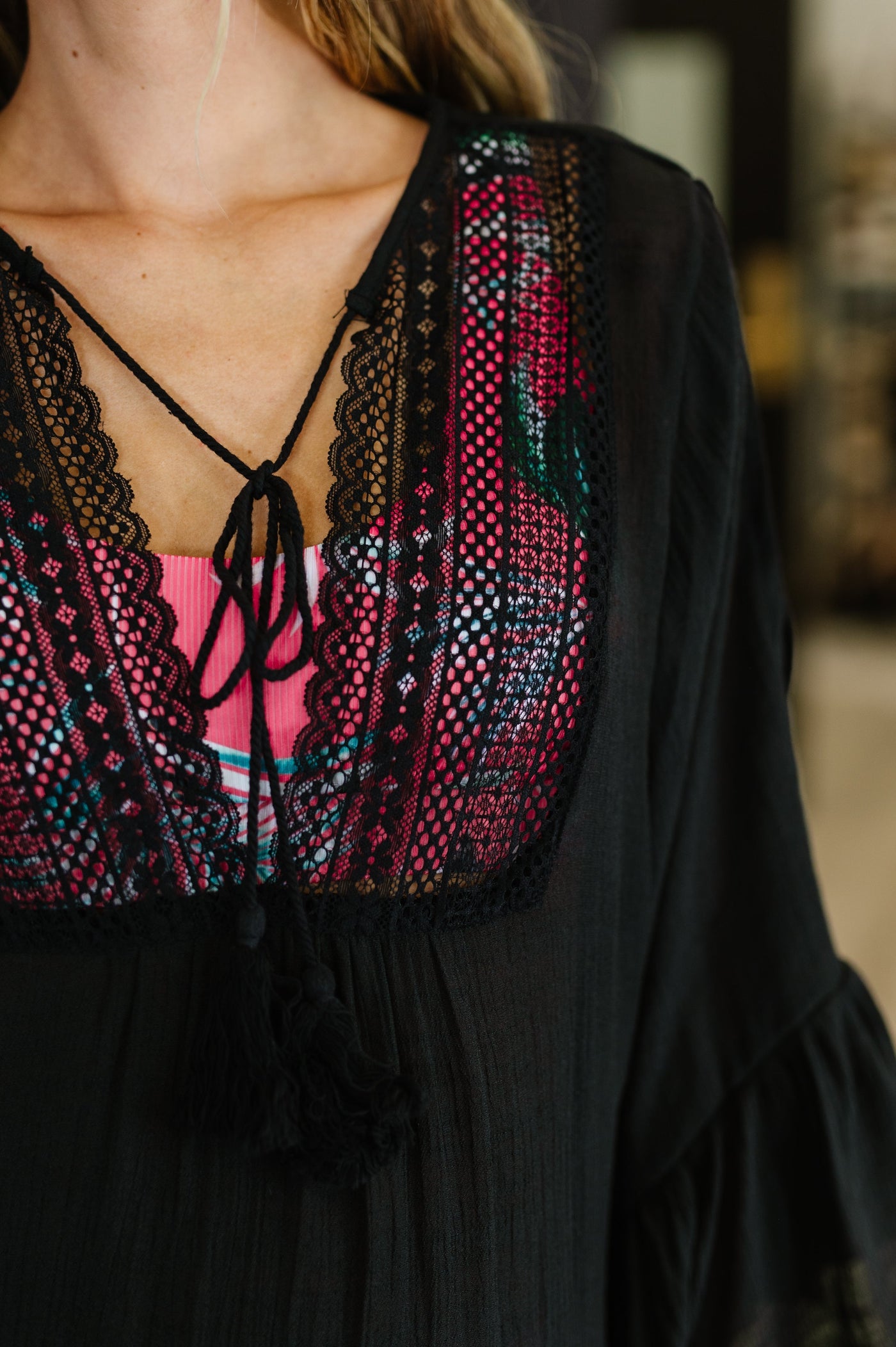 Boheme Bay Swim Cover Up in Black Southern Soul Collectives
