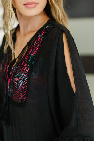 Boheme Bay Swim Cover Up in Black Southern Soul Collectives