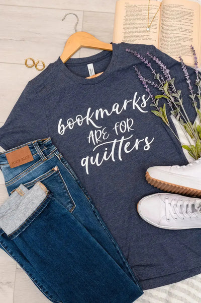 Bookmarks Are For Quitters Graphic Tee Womens Southern Soul Collectives