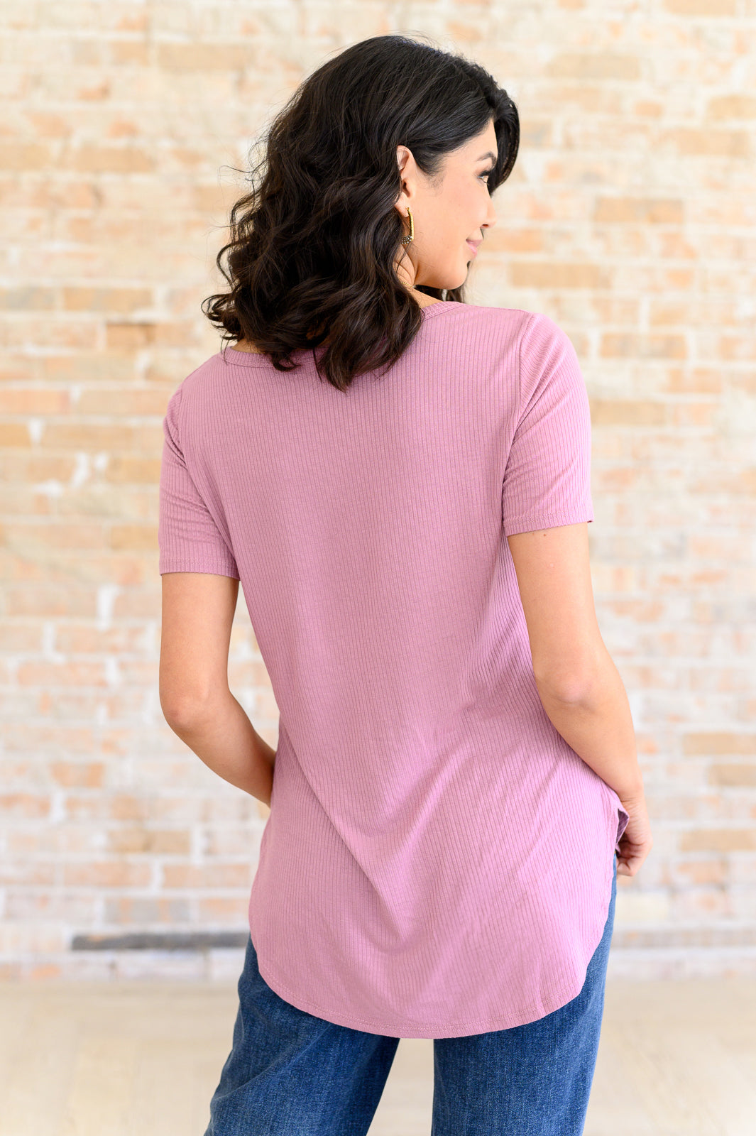 Born and Raised V-Neck Ribbed Top Southern Soul Collectives