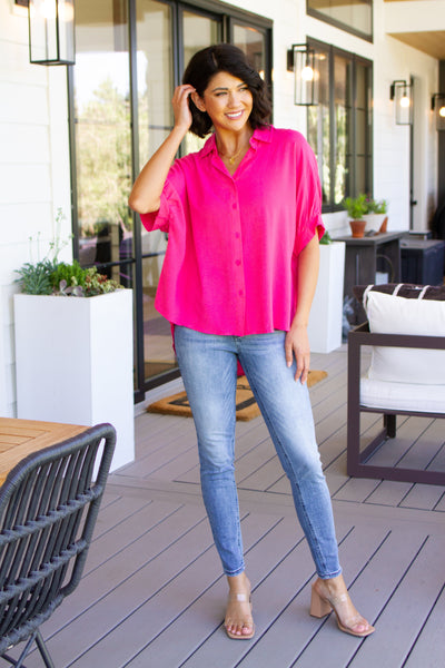Bounding Beauty Button Down Blouse Southern Soul Collectives