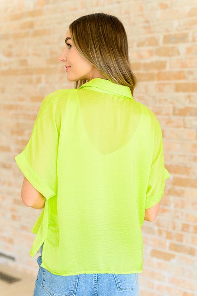 Bright Idea Button Down in Citrus Southern Soul Collectives