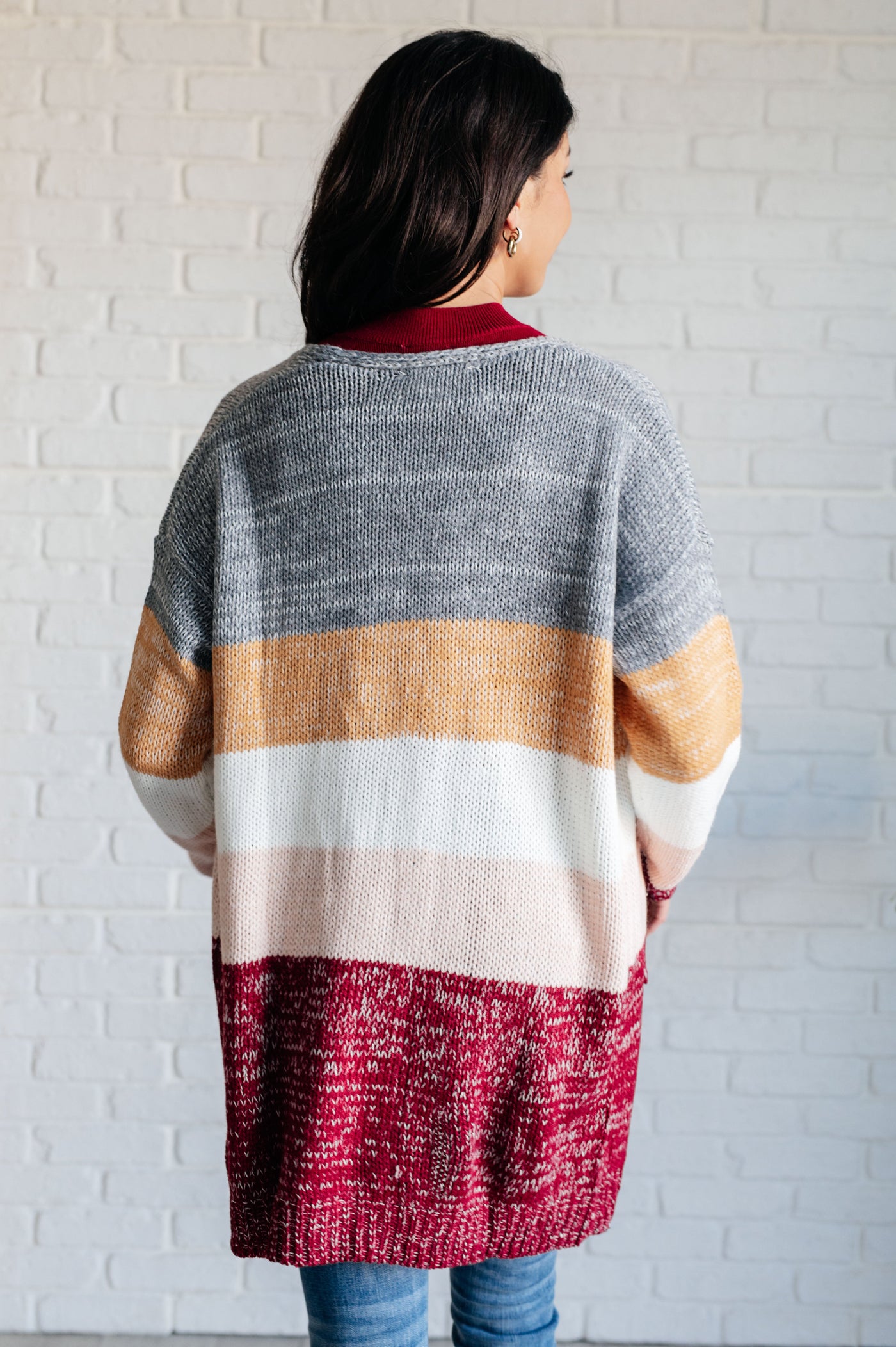 Bring the Warmth Color Block Cardigan Southern Soul Collectives