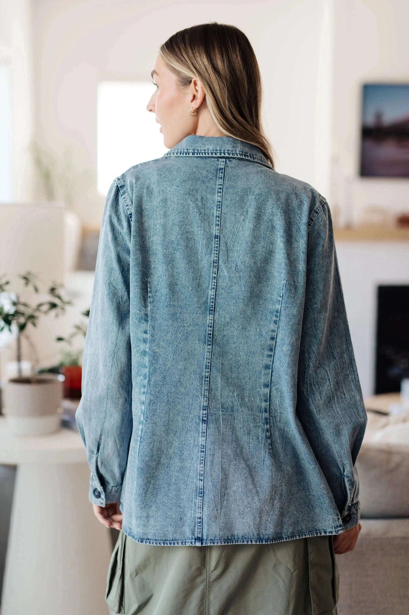 Business Brunch Denim Blazer Womens Southern Soul Collectives