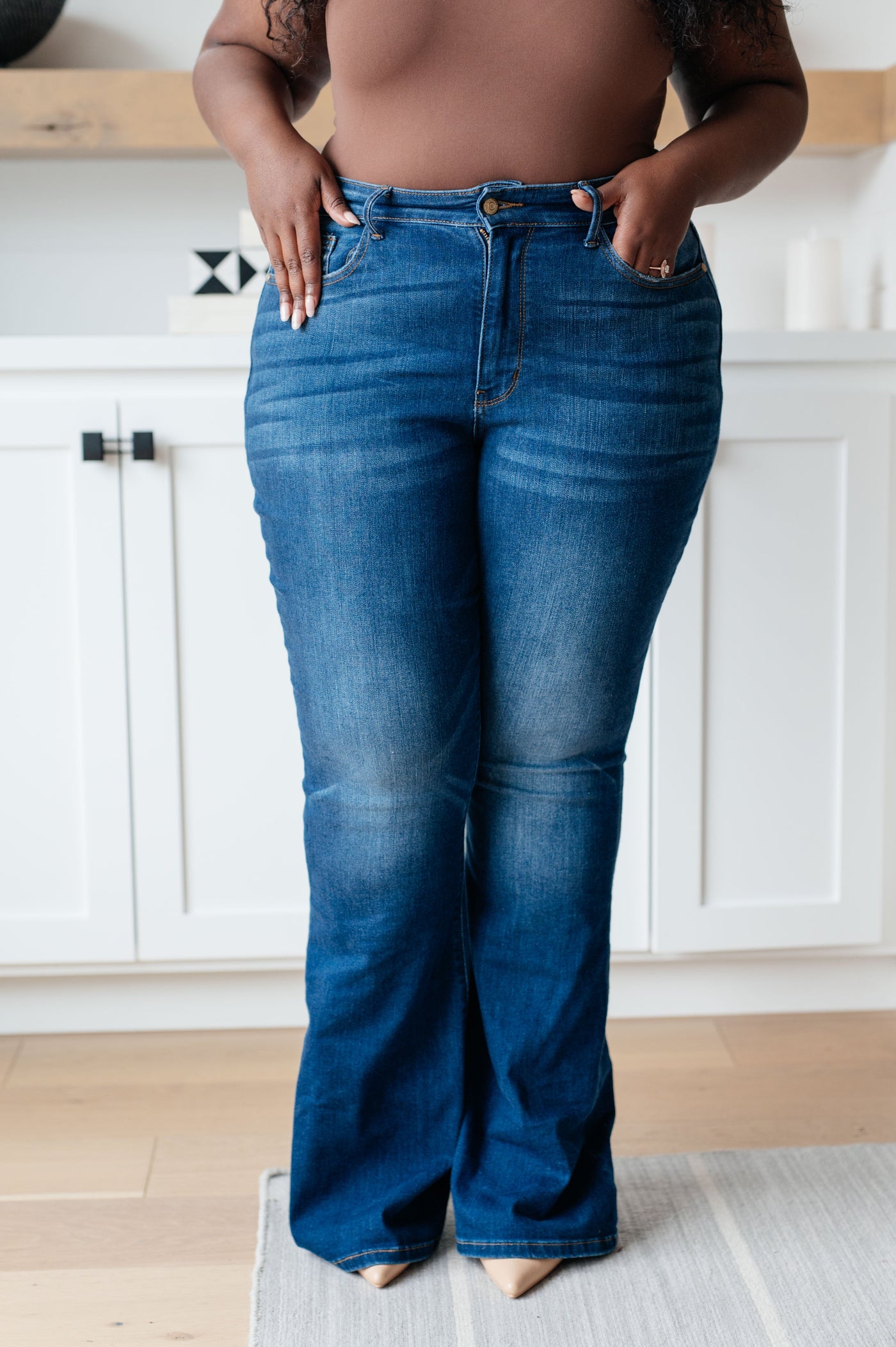 Judy Blue Cameron High Rise Classic Flare Jeans