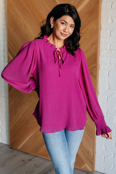 Candid Moment Ruffle Neckline Blouse Southern Soul Collectives