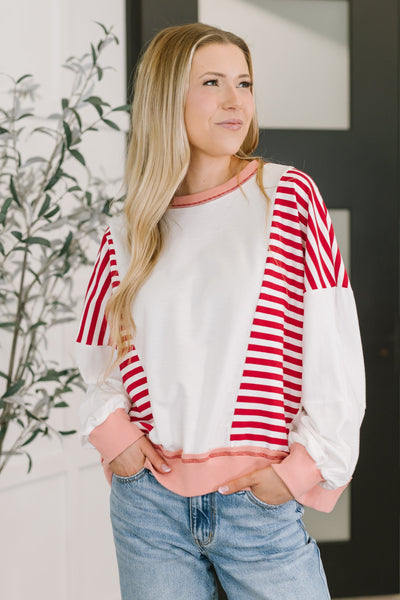 Candy Stripes & Chill Sweatshirt Southern Soul Collectives