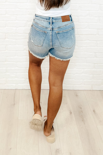 Carly High Rise Rigid Magic Cutoff Shorts Southern Soul Collectives