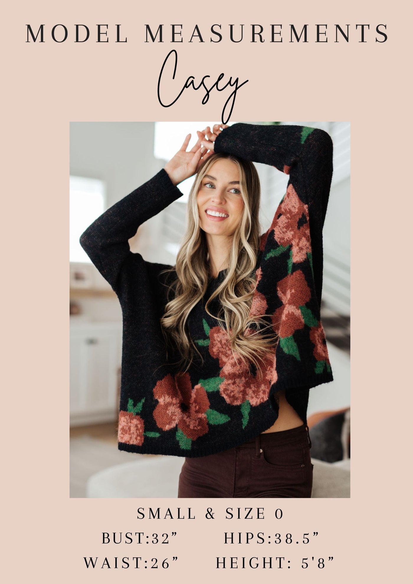 Falling Flowers Floral Sweater Southern Soul Collectives