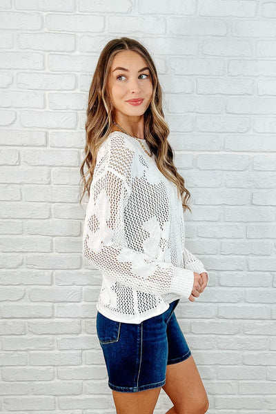 Catch the Breeze Layering Top in Off White Southern Soul Collectives