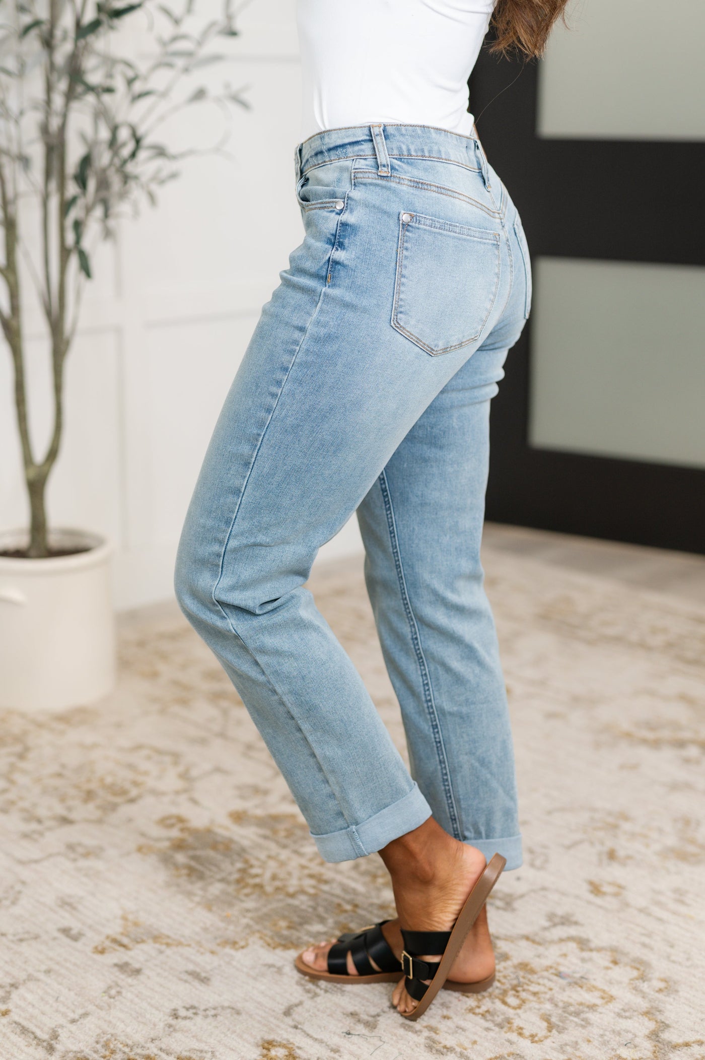 Cheyenne V-Front Cool Denim Boyfriend Jeans Southern Soul Collectives
