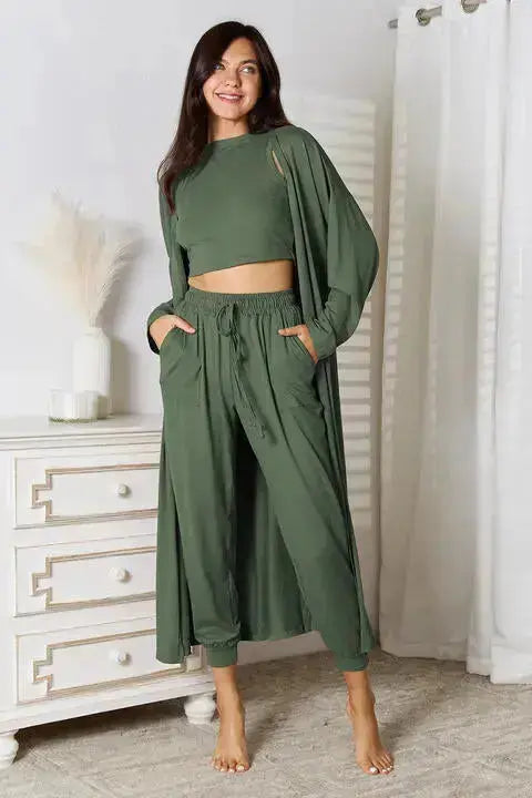 Chill Me with Me 3-piece Loungewear Set in Multiple Colors  Southern Soul Collectives