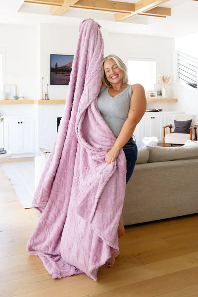 Clara Blanket Family Cuddle Size in Thistle Womens Southern Soul Collectives