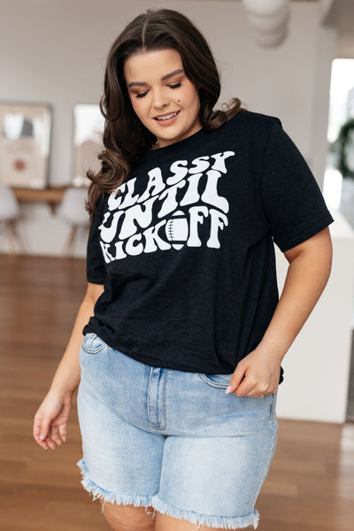 Classy Until Kickoff Tee Womens Southern Soul Collectives