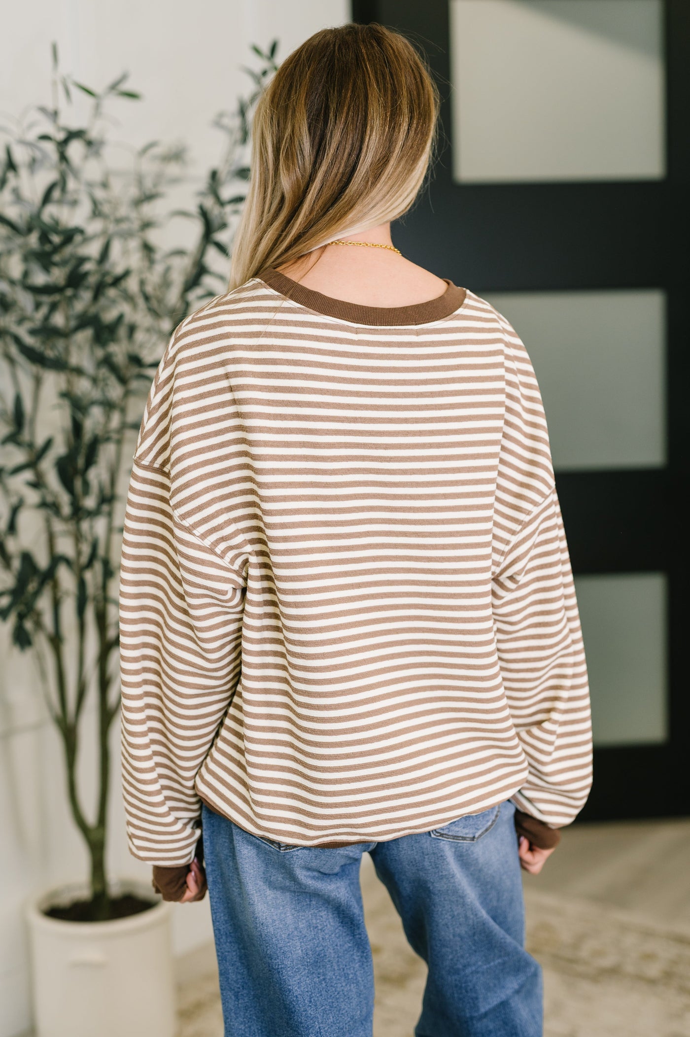 Cocoa Lane Stripe Top Southern Soul Collectives
