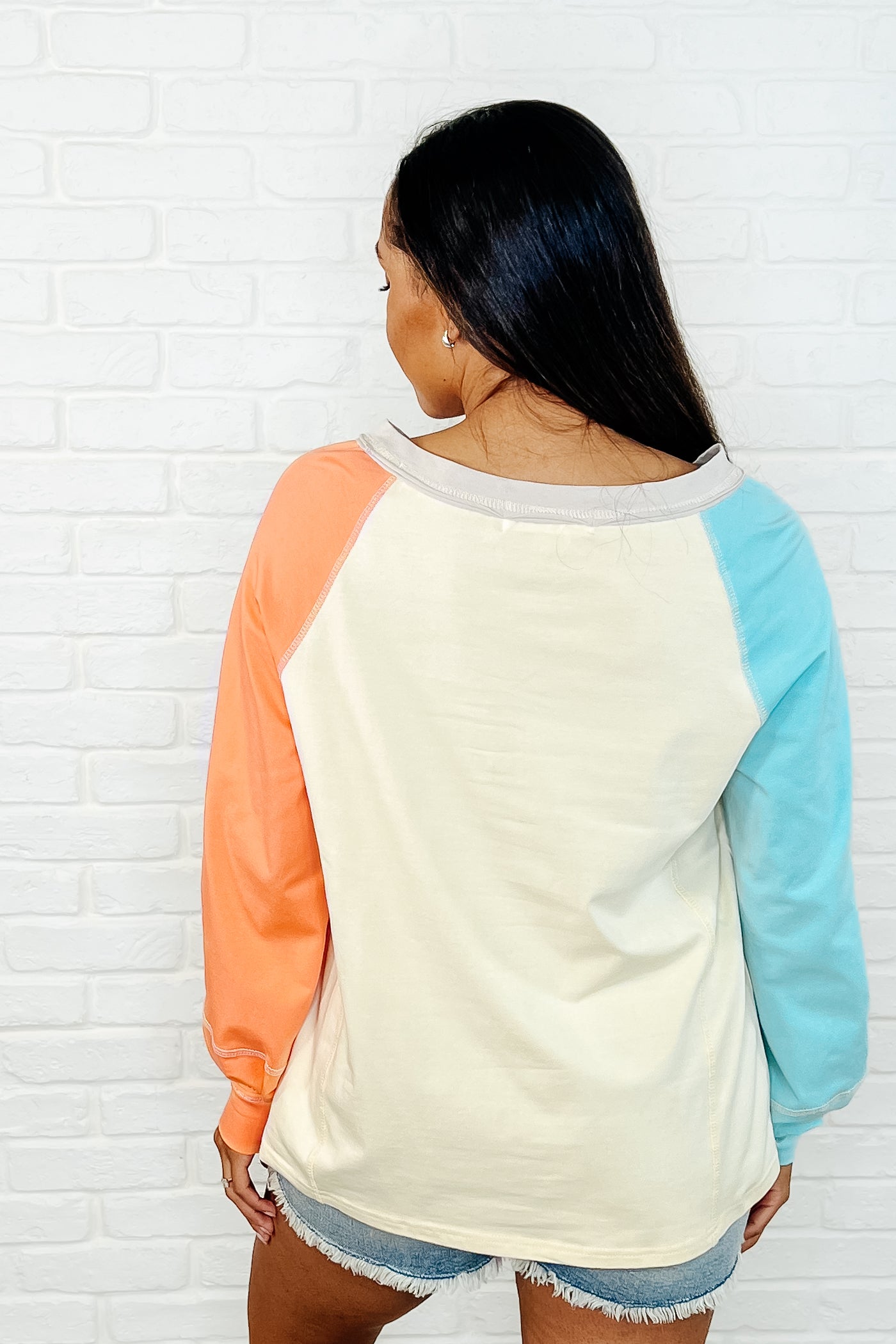 Color Me Confused Color Block Top Southern Soul Collectives
