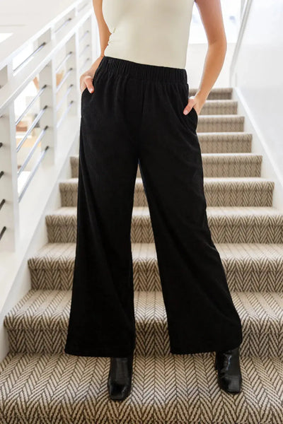 Come Rain or Shine Wide Leg Pants Womens Southern Soul Collectives