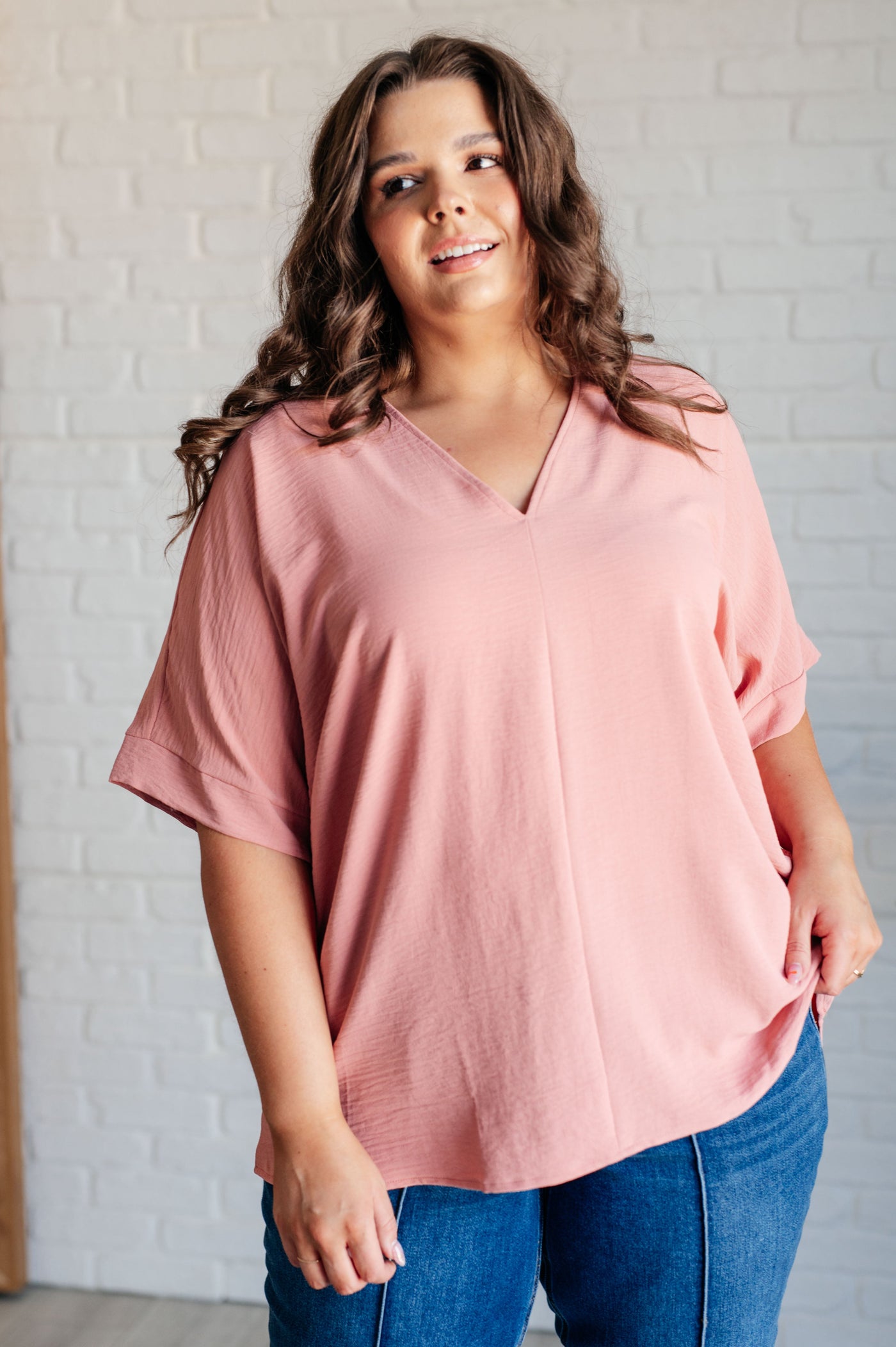 Contrary to Popular Belief V-Neck Blouse Southern Soul Collectives